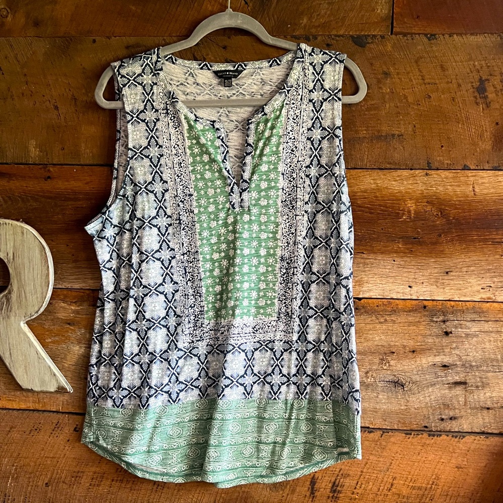 Lucky Brand XL sleeveless